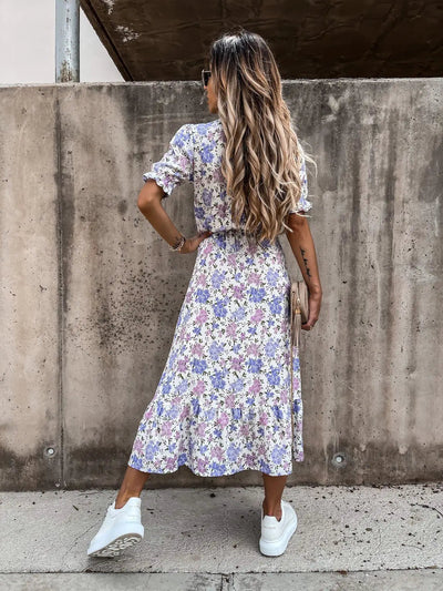 Naila™ | Robe Fleurie Élégante