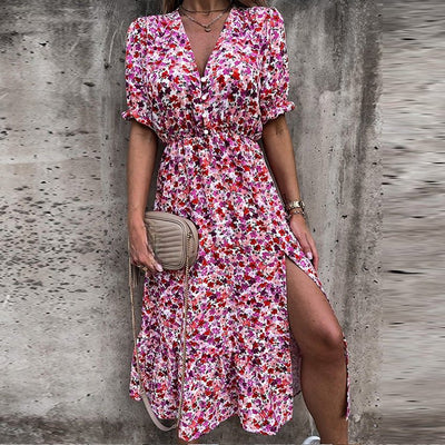 Naila™ | Robe Fleurie Élégante