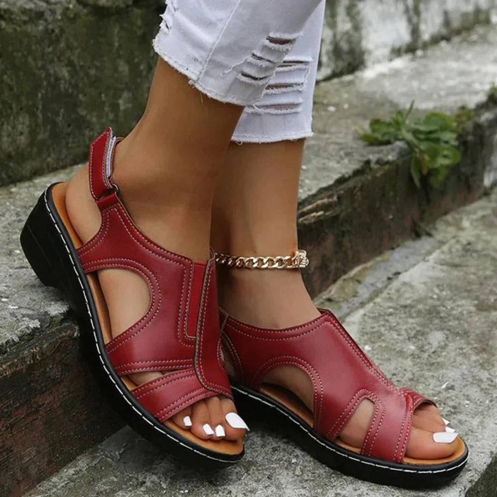 Jolie - Sandales Orthopédiques en Cuir
