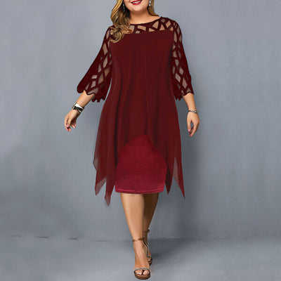 Sofia™ | Robe Midi Oversize Élégante