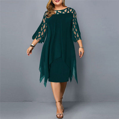 Sofia™ | Robe Midi Oversize Élégante