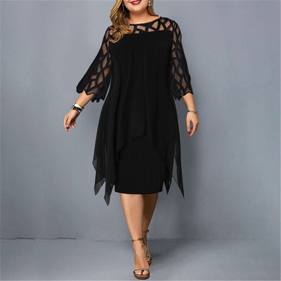 Sofia™ | Robe Midi Oversize Élégante
