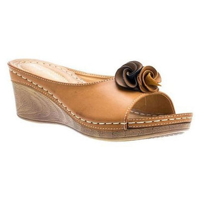 LIDIA - Sandales orthopédiques en cuir confortables pour femmes