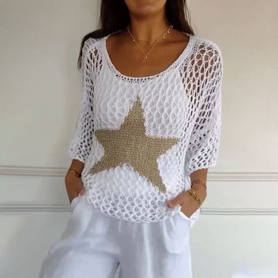 Jiah | Haut Tricot Étoilé