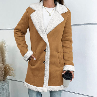 Amelia | Coat with Sherpa Lining